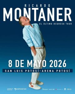 EL ÚLTIMO REGRESO

 ¡Ricardo Montaner llega a San Luis Potosí!  

8 de mayo
Aren…