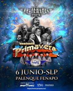 ¡La Terapia Tour llega a San Luis Potosí! 
Prepárate para una noche inolvidable…