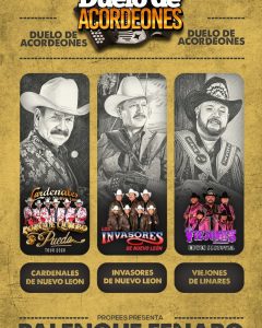 ¡SE VIENE EL VERDADERO DUELO DE ACORDEONES! 

Este 18 de abril el Palenque de l…