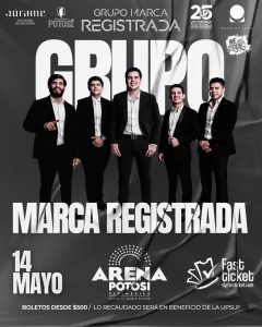 ¡TE INVITAMOS A UN CONCIERTO INOLVIDABLE!

Grupo Marca Registrada se presenta en…