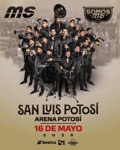 ¡BANDA MS llega a San Luis Potosí! 

La exitosa agrupación de regional mexicano…